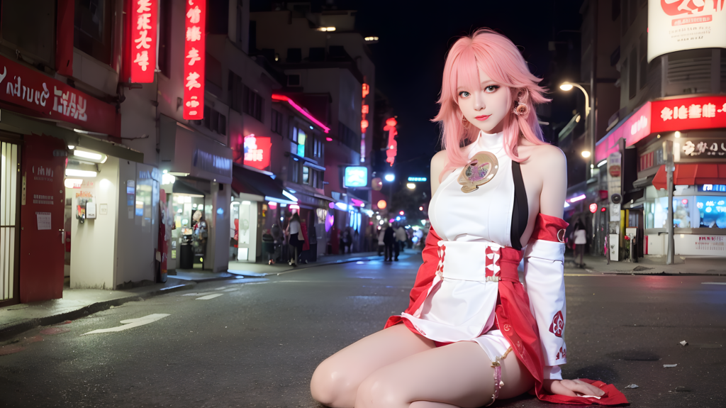 八重神子横屏街景